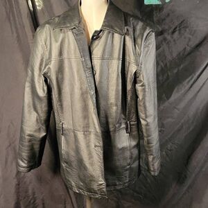 Timothy Daniels‎ Leather Jacket Coat Men's 2XL XXL